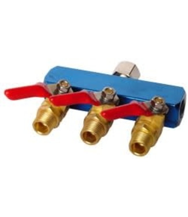 3-way Air Valved Manifold