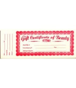 Gift Certificates 25pages #NAC200