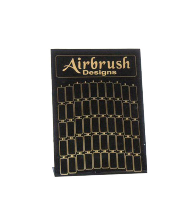 Airbrush 50 Designs Display Board Black