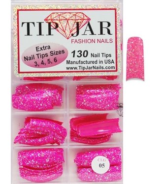 Nails Glitter Tips # CLG05
