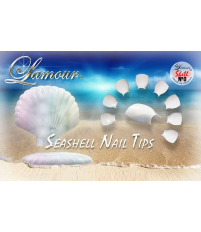 Lamour Natural Seashell Tips