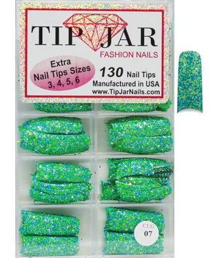 Nails Glitter Tips # CLG07