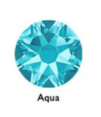 Rhinestiones Round  Aqua 1440.pcs