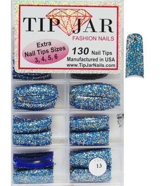 Nails Glitter Tips # CLG13