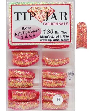 Nails Glitter Tips # CLG14