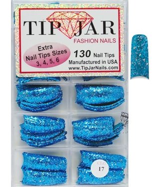 Nails Glitter Tips # CLG17