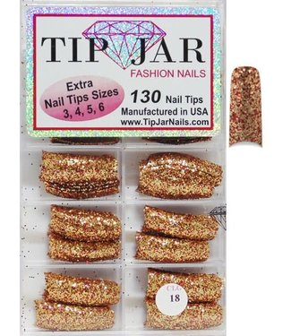 Nails Glitter Tips # CLG18