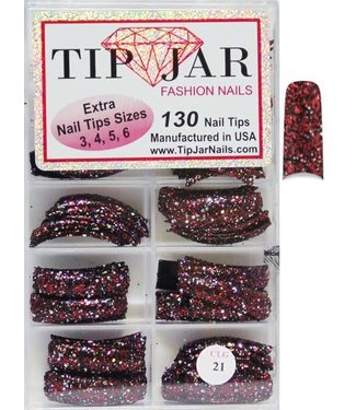Nails Glitter Tips # CLG21