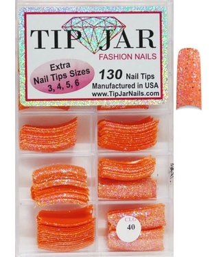 Nails Glitter Tips # CLG40