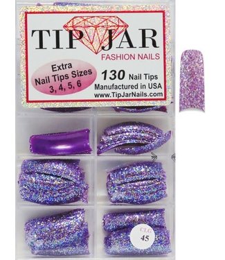 Nails Glitter Tips # CLG45