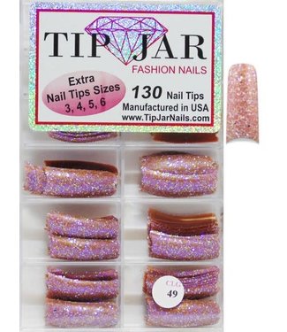 Nails Glitter Tips # CLG49