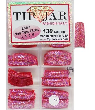 Nails Glitter Tips # CLG50