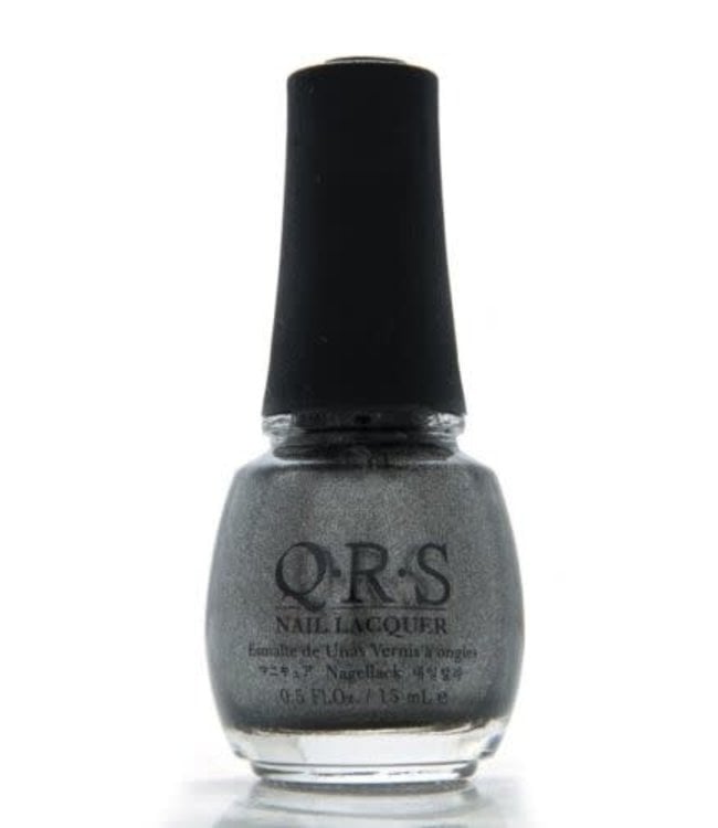 Q.R.S. Nail Lacquer # QN439 Black Coal