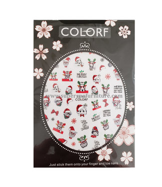 Christmas  Nail Art Stickers # AD085