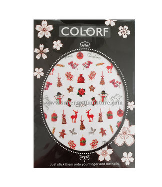 Christmas  Nail Art Stickers # AD335