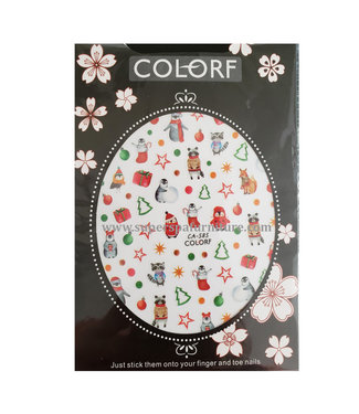 Christmas  Nail Art Stickers # AD585