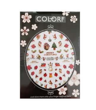 Christmas  Nail Art Stickers # AD084