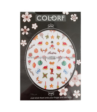 Christmas  Nail Art Stickers # AD330