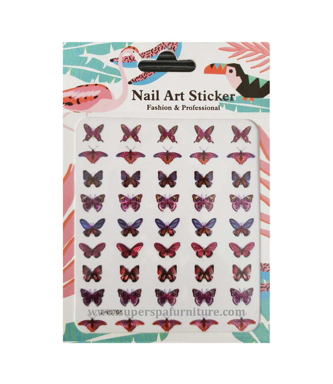 Butterfly Nail Art Stickers # AD3704