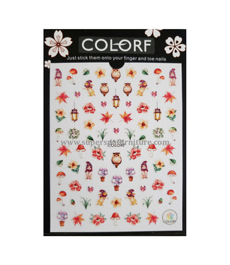 Leafs  Nail Art Stickers # AD350