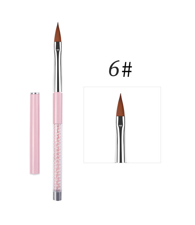 Pearl handle  Nail  brush