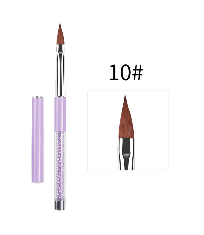 Pearl handle  Nail  brush