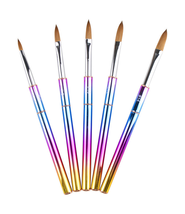 Rainbow Kolinsky  Nail Brush