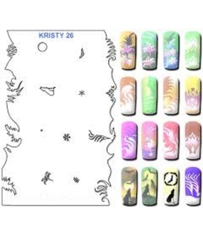 Kristy Stencils #KRT26