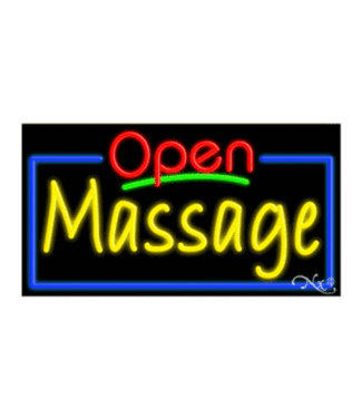 Neon & Led   Signs NEON SIGNS #NS15407 Open Massage