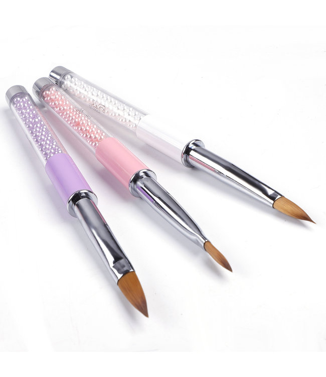 Pearl handle  Nail  brush