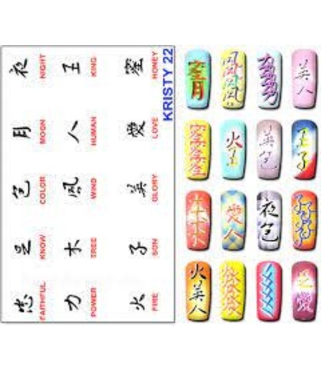 Kristy Stencils #KRT22