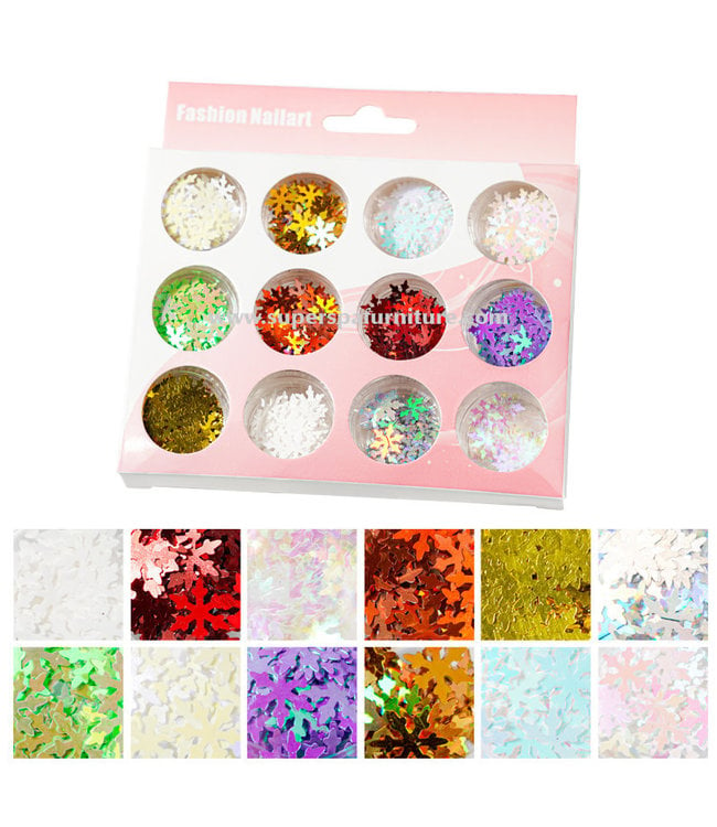 Nail Art Christmas Glitter  #NA009