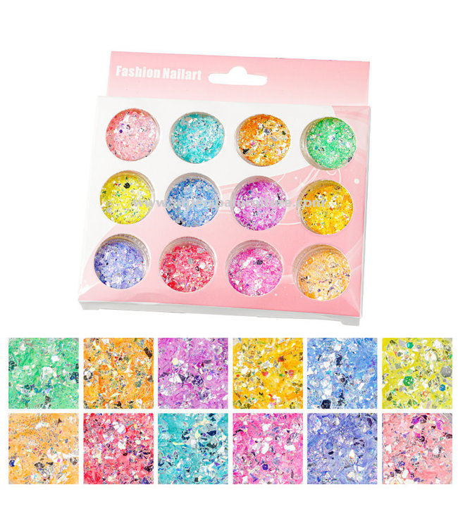 Nail Art  Hexagon Set #NA010