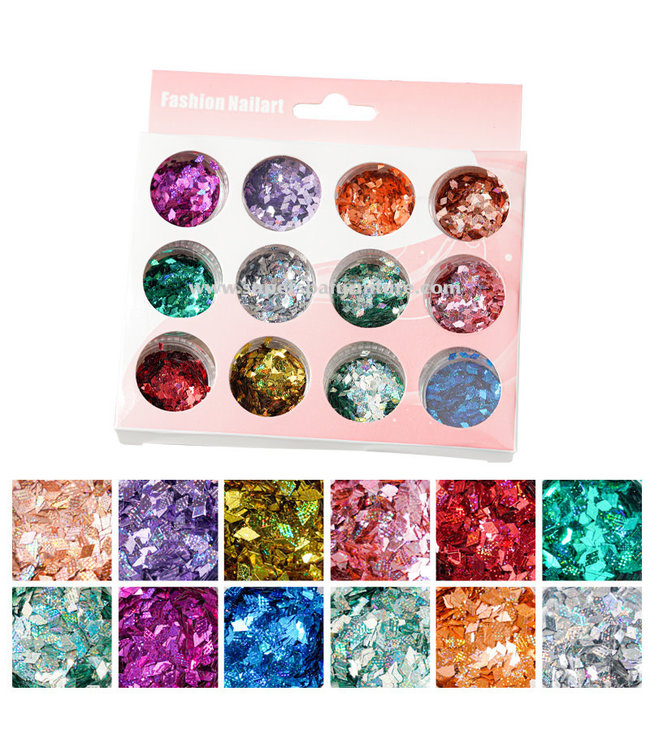 Nail Art Diamond Glitter Set  #NA016