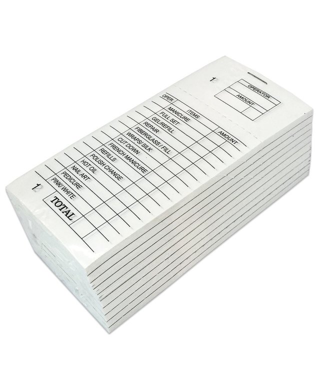 Nailcare Ticket Book