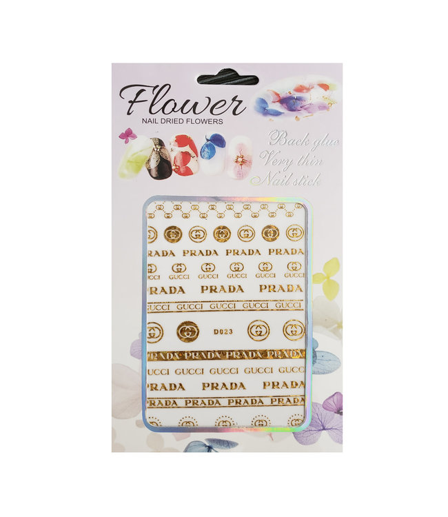 Logo Nail Art Stickers # AD023