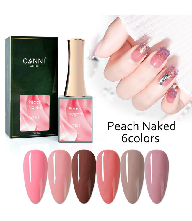 NC  Peach Naked  Set  6pcs