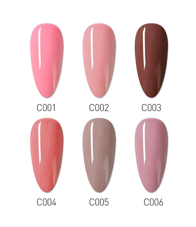 NC  Peach Naked  Set  6pcs