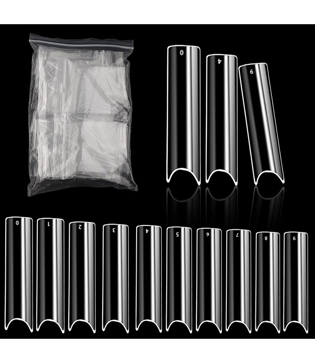 Extra Long Clear Straight Square