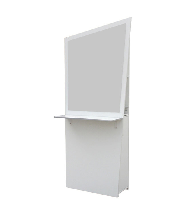 Hair Salon ZOE Single Sided Styling Station (White)