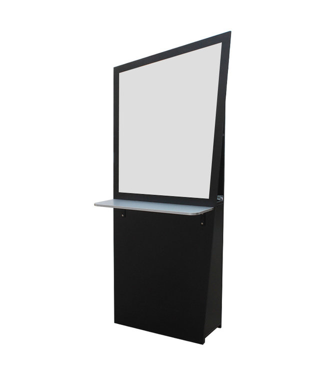 Hair Salon ZOE Single Sided Styling Station (Black)