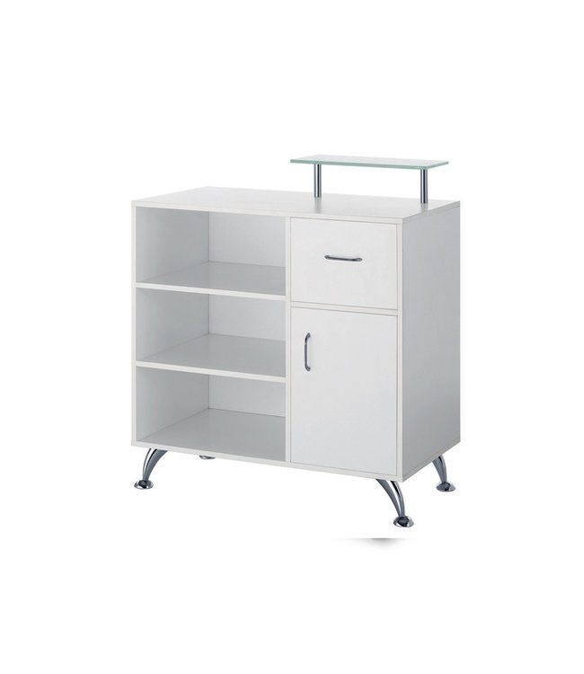 Hair Salon Glasglow II Reception Table (White)