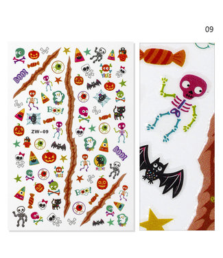 Nail Art Stickers Halloween # ZW009