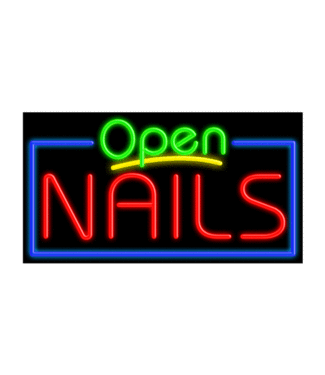 Neon & Led   Signs NEON SIGNS #NS15409 Nails Open