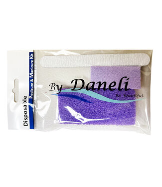 Disposable Pedicure Kit w/ Pumice Stone (3-Piece Set)