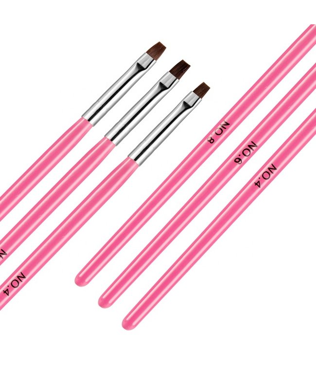 Pink  Gel  Nail Brush