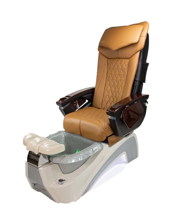 SNS  Pedicure  Chair S110 FDR White & Gray With LX