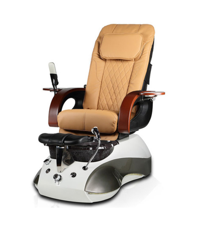 JA Pedicure Chairs S201 FED  Empress SE Gray & White
