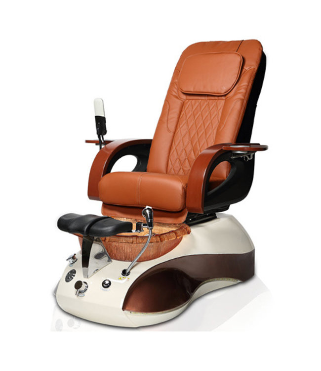 SNS  Pedicure  Chair S201 FED  Empress SE Gold & White