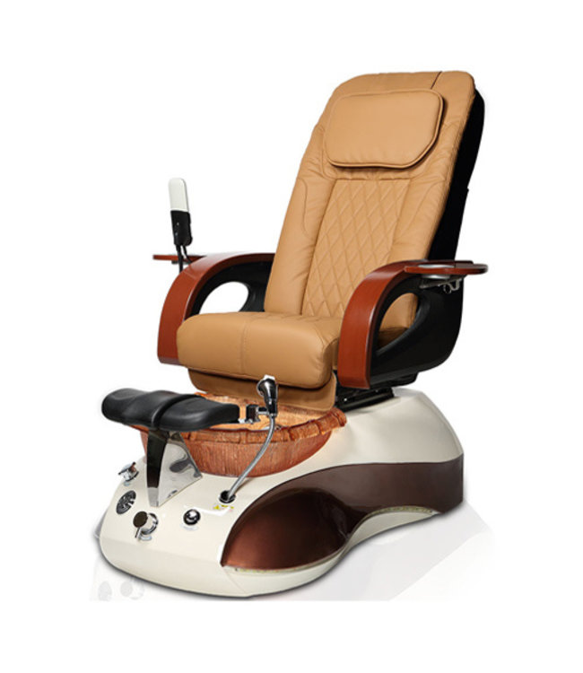 SNS  Pedicure  Chair S201 FED  Empress SE Gold & White